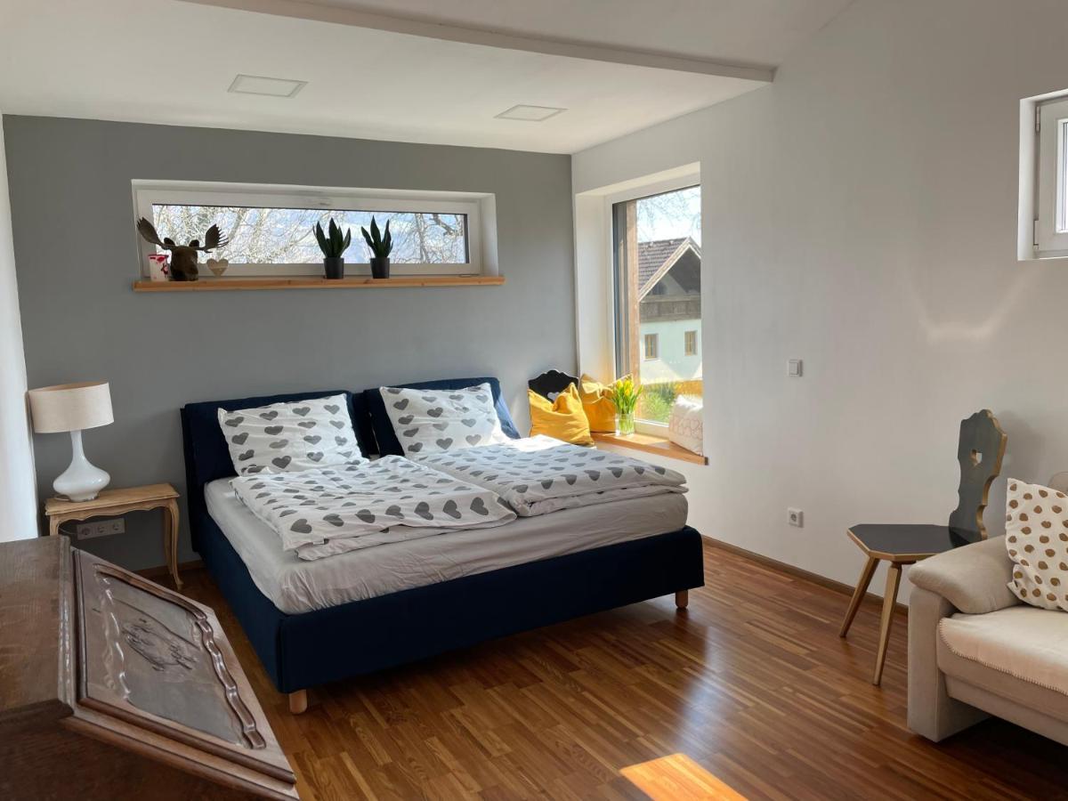 "Ferienhaus Am Mondsee" Mit Direktem Schafbergblick Im Salzkammergut Bei Salzburg المظهر الخارجي الصورة