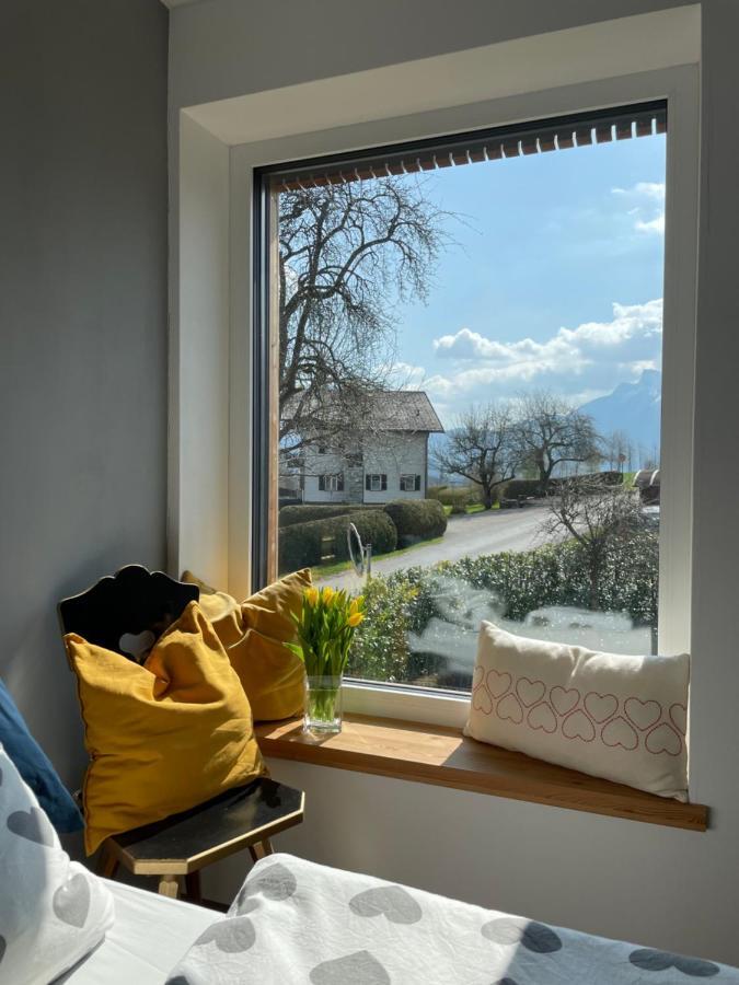 "Ferienhaus Am Mondsee" Mit Direktem Schafbergblick Im Salzkammergut Bei Salzburg المظهر الخارجي الصورة
