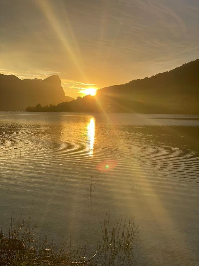 "Ferienhaus Am Mondsee" Mit Direktem Schafbergblick Im Salzkammergut Bei Salzburg المظهر الخارجي الصورة